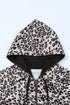 Leopard Plus Size Active Leopard Print Hoodie